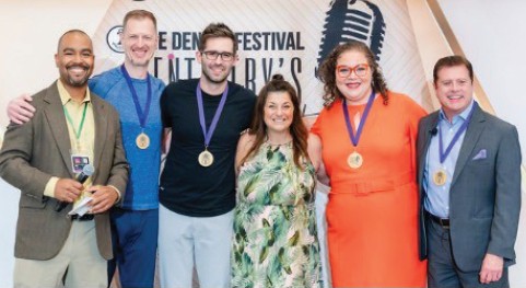Dentistry's Got Talent People Standing with Medals
