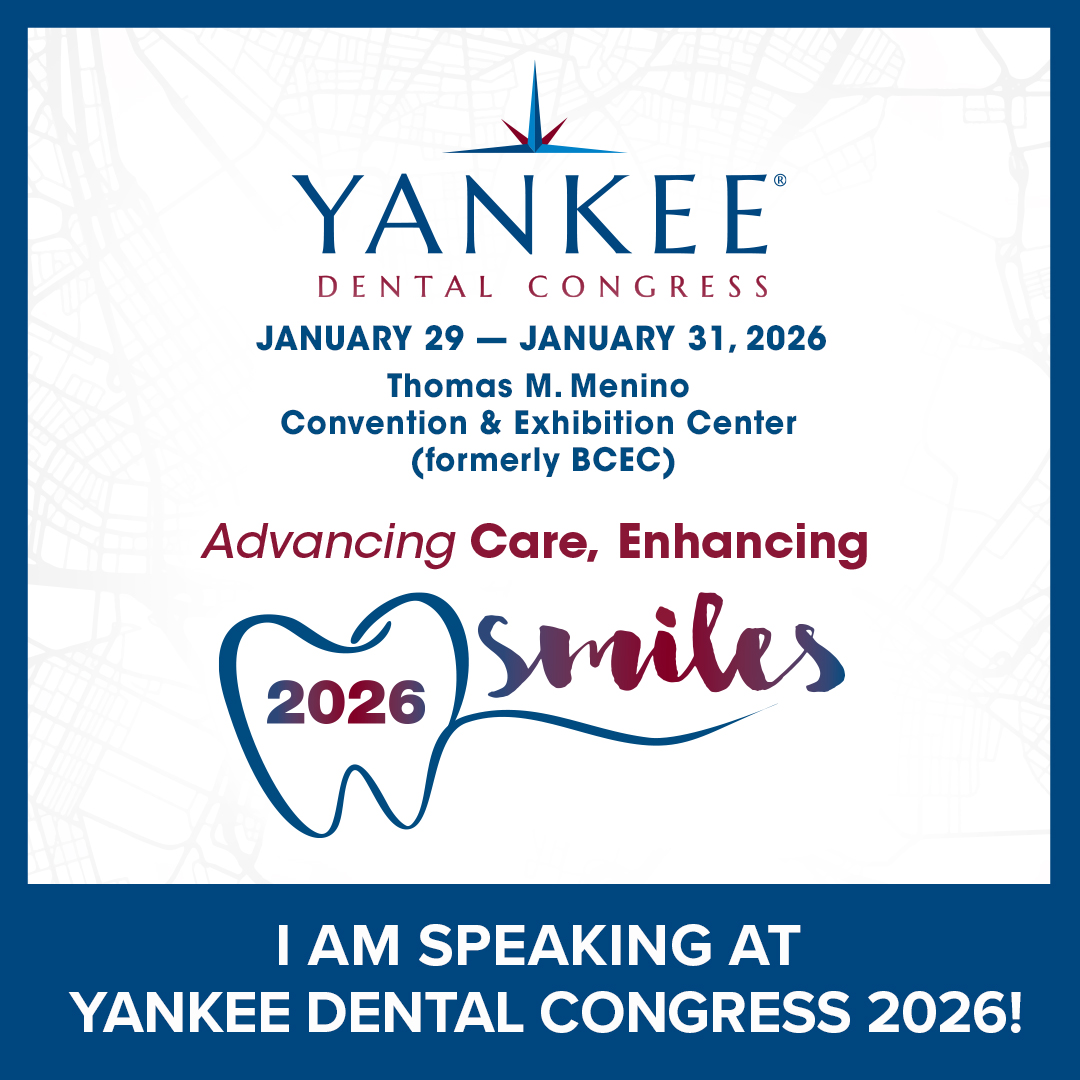 I'm speaking at Yankee